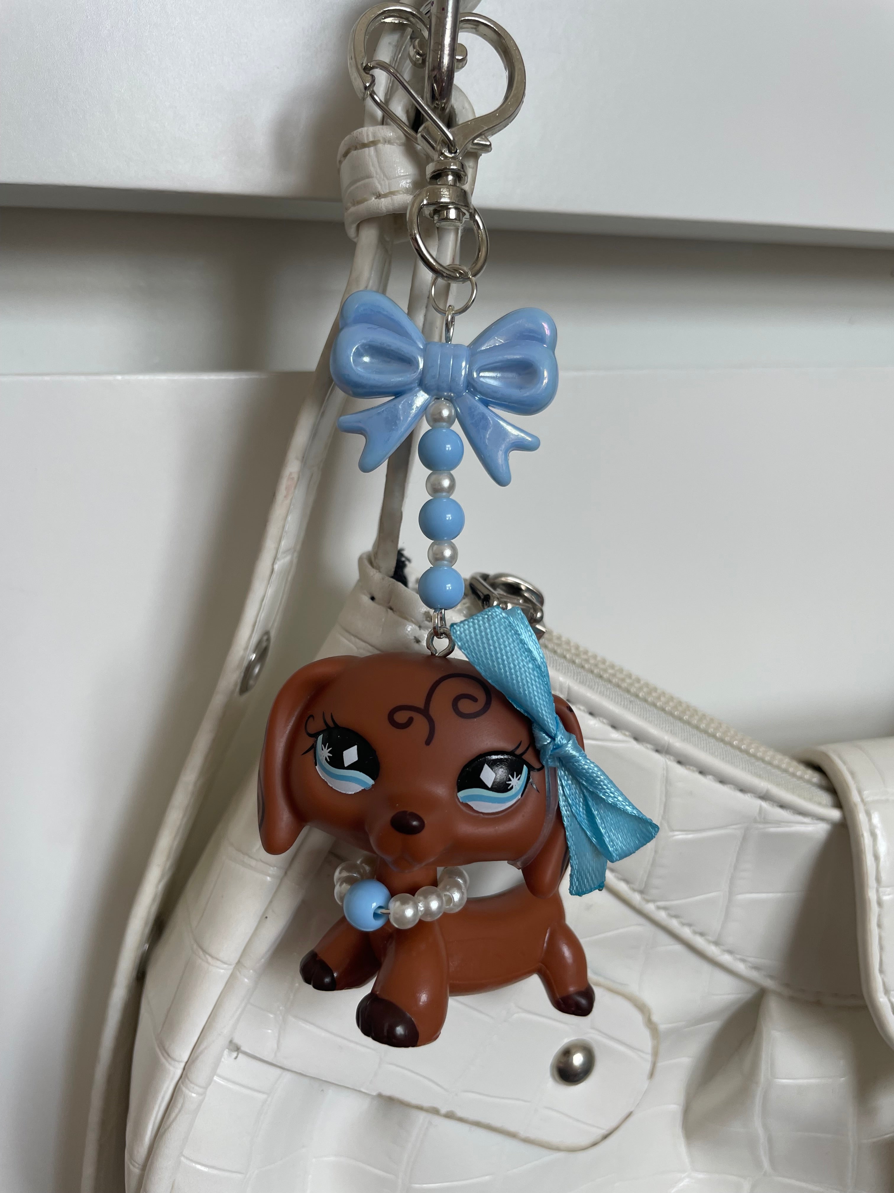 Littlest Pet Shop Keyring/Bag Charm Dachshund #640
