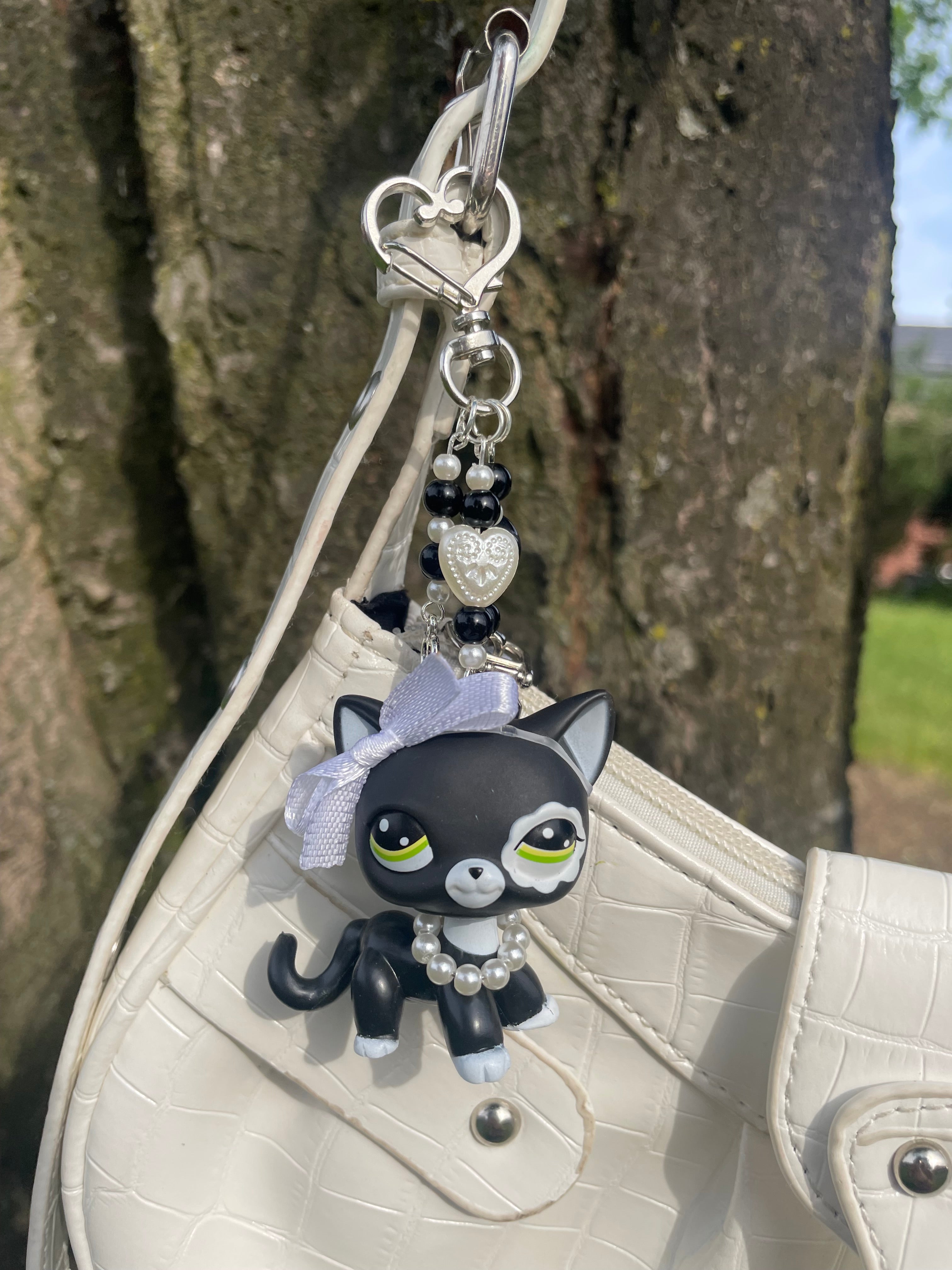 Littlest Pet Shop Keyring/Bag Charm Shorthair Cat #2249