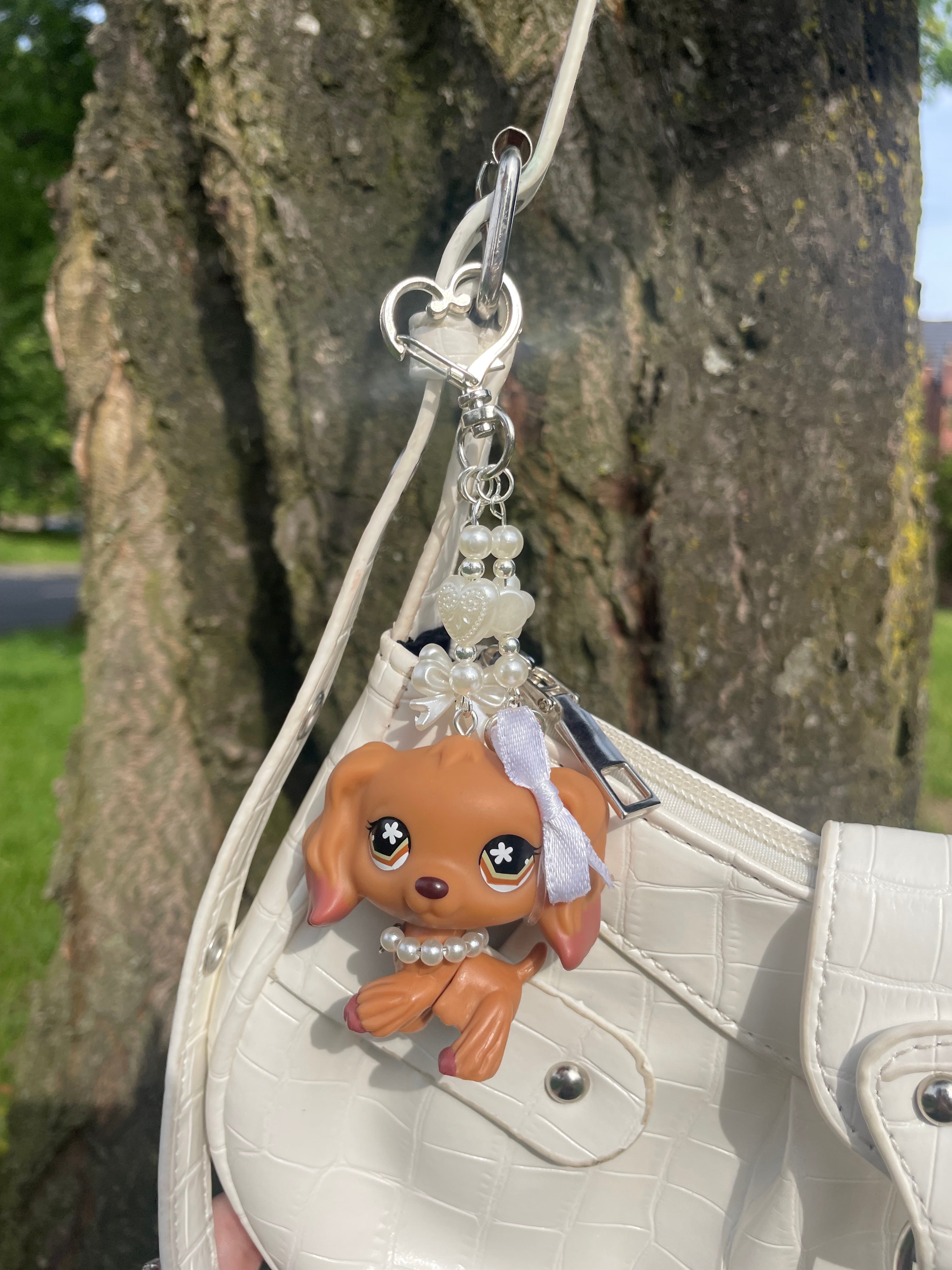 Littlest Pet Shop Keyring/Bag charm cocker spaniel #716