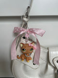 Littlest Pet Shop Bag charm Keyring Shorthair Cat #1120