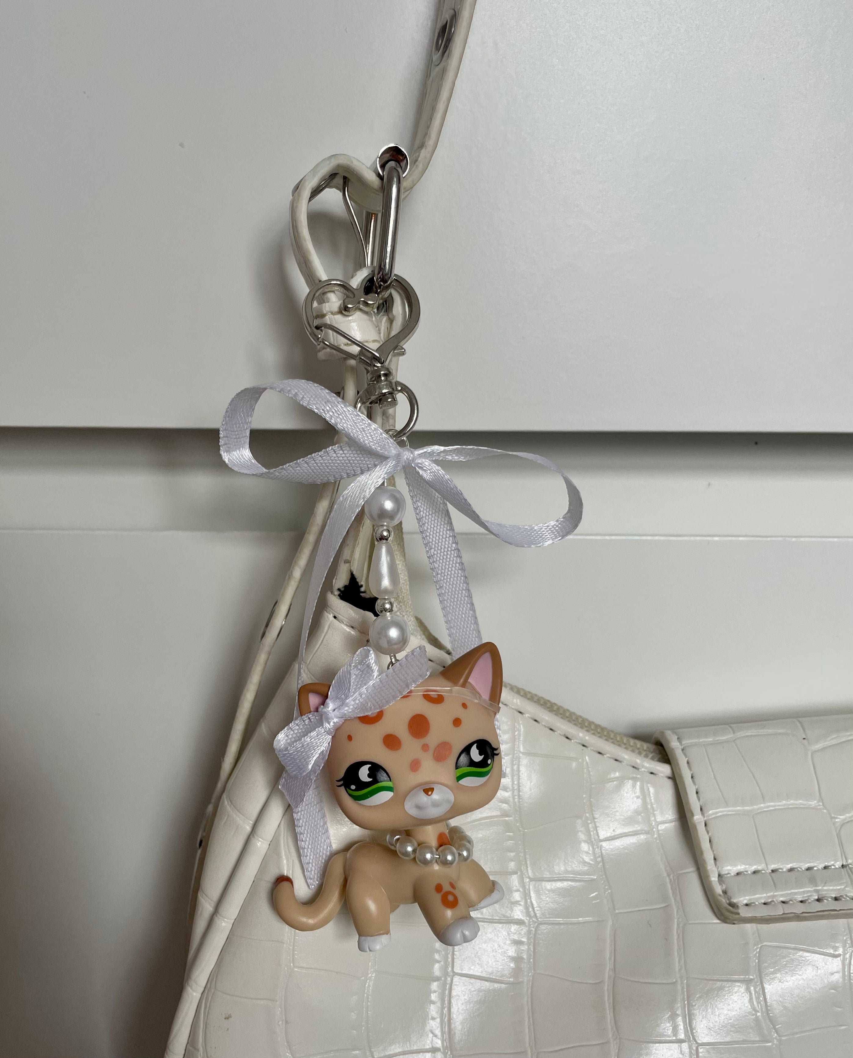 Littlest Pet Shop Keyring/Bag charm Shorthair Cat #852