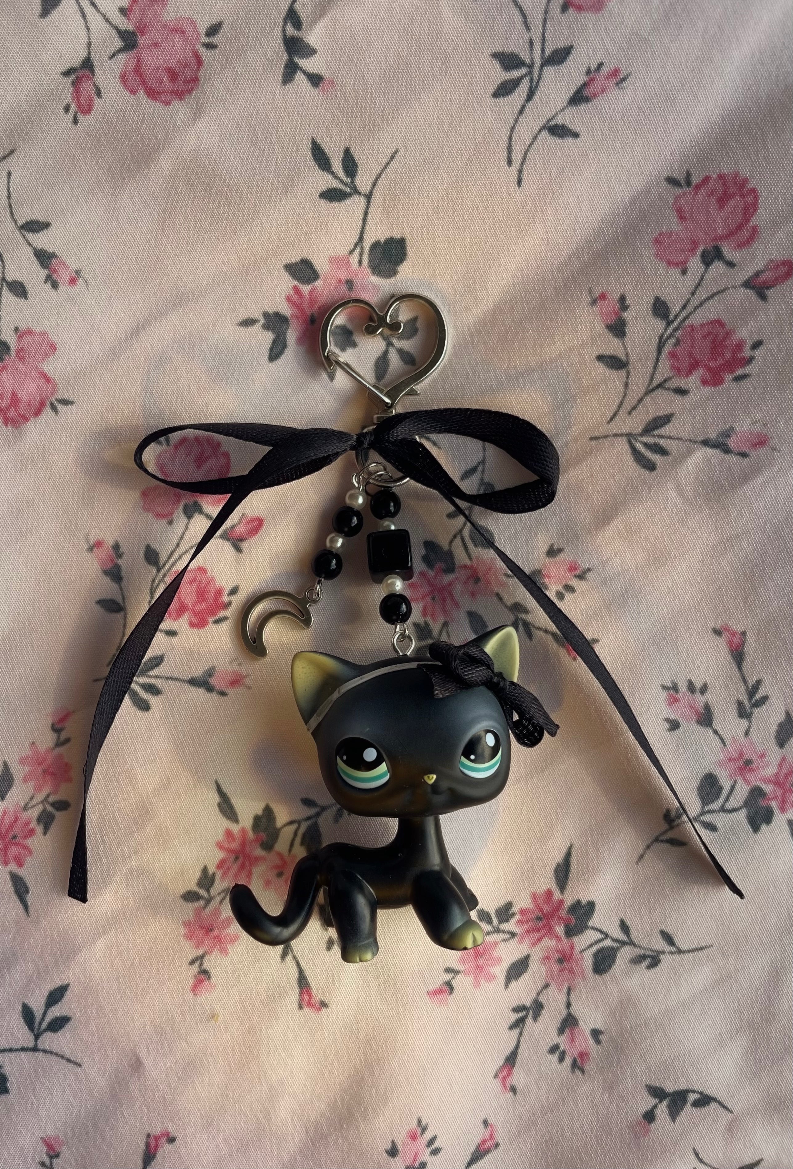 Littlest Pet Shop Shorthair Cat Bag trinket keychain