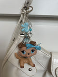 Littlest Pet shop Keyring/Bag Charm Collie #893