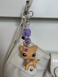 Littlest Pet Shop Keyring/Bag Charm Shorthair Cat #1962