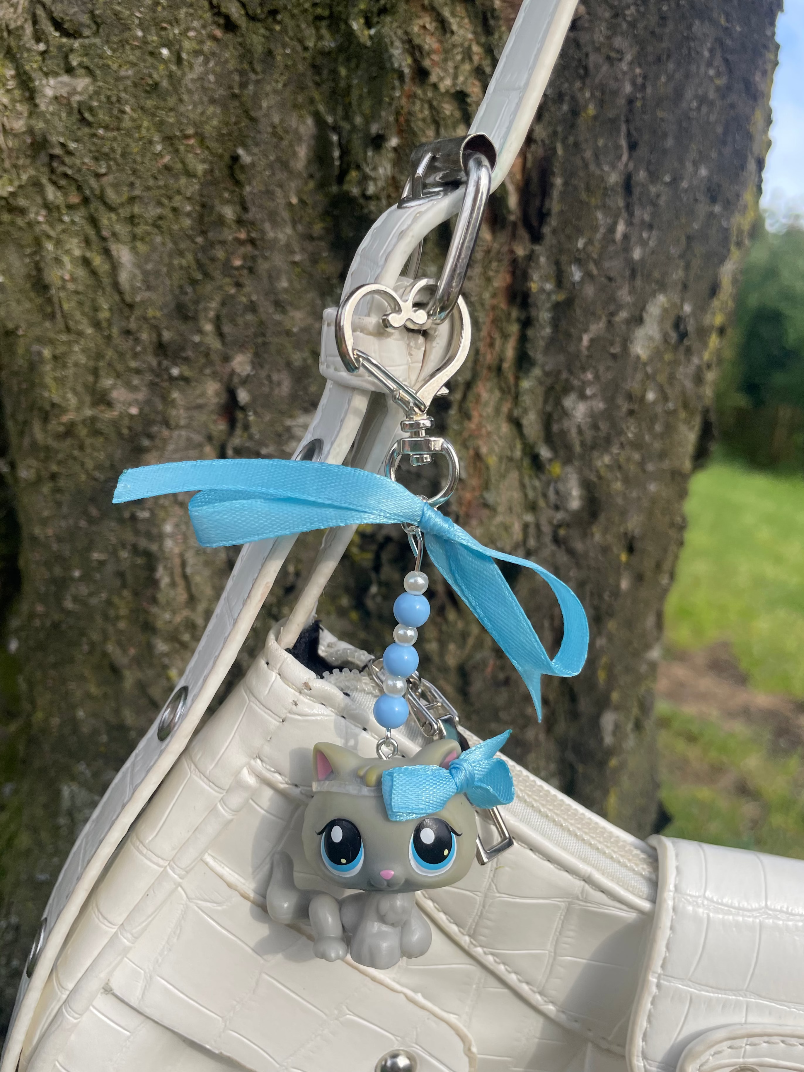 Littlest Pet Shop Keyring/Bag charm kitten #66